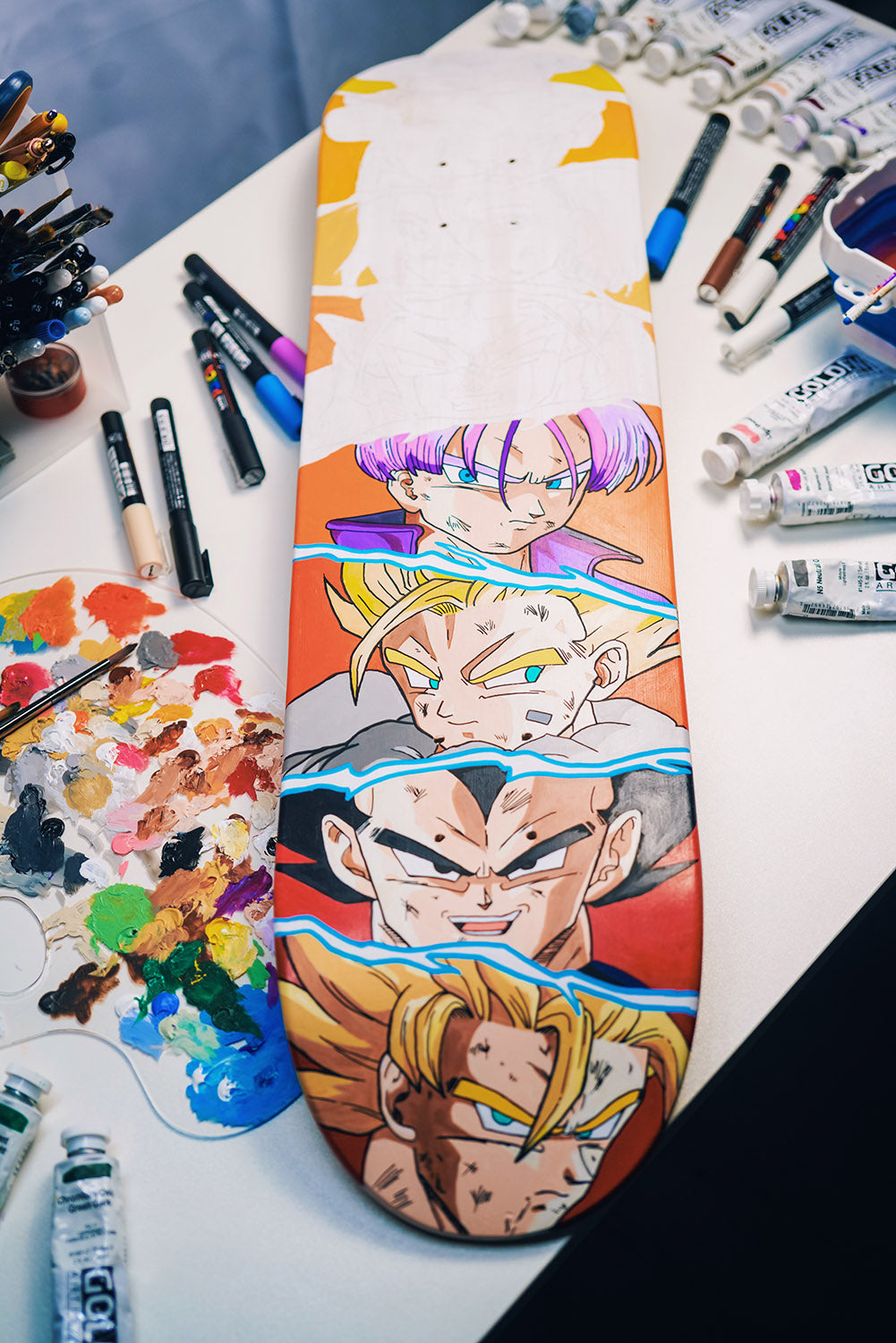 Dragon Ball Z Version 2 Custom Skateboard