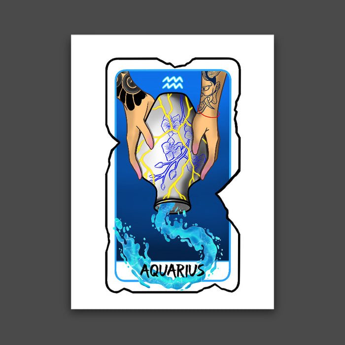 Aquarius Zodiac Print