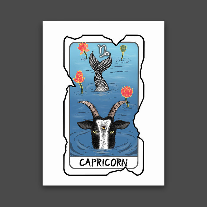 Capricorn Zodiac Print