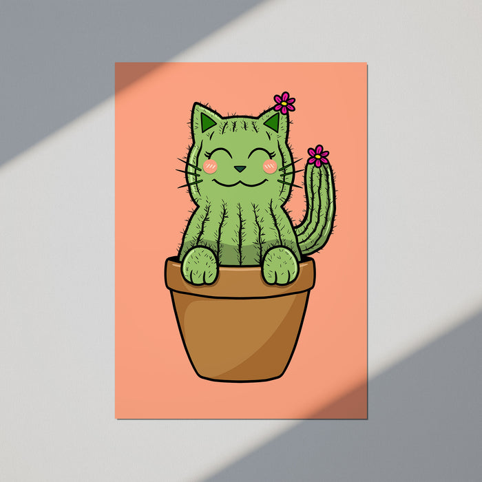 Catcus Mini Print