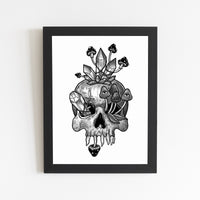Crystal Skull Print
