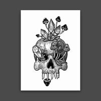 Crystal Skull Print