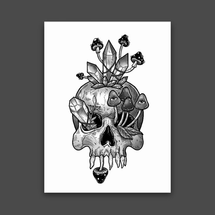 Crystal Skull Print