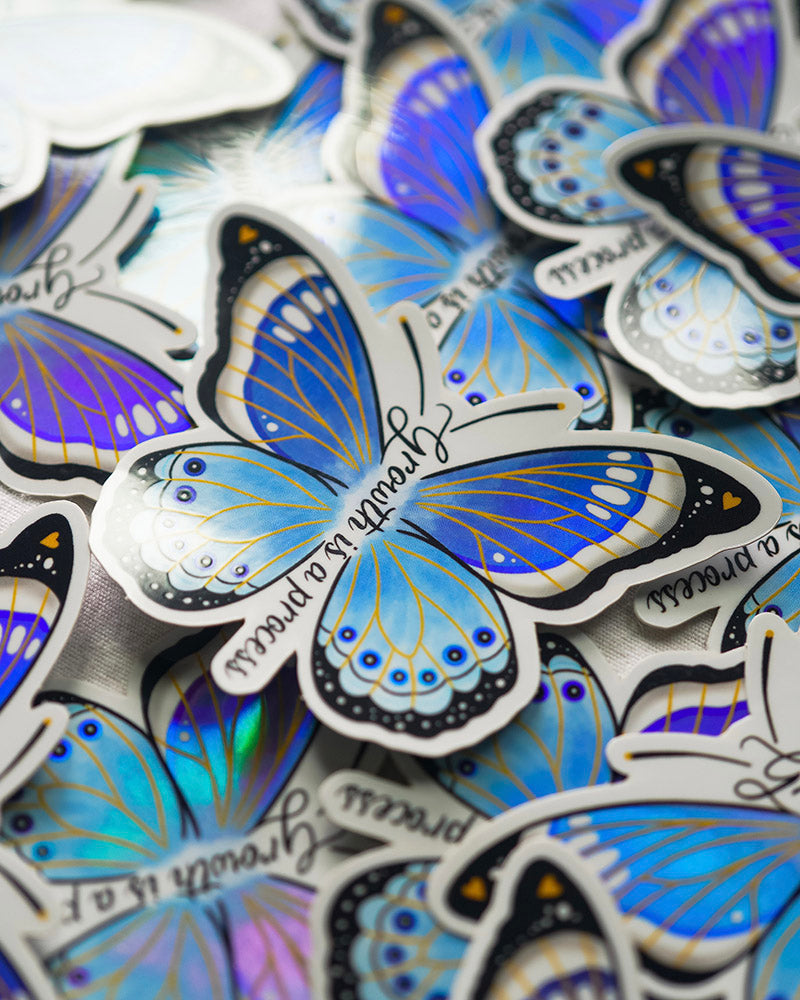 Butterfly Holographic (Set of 2 Stickers)