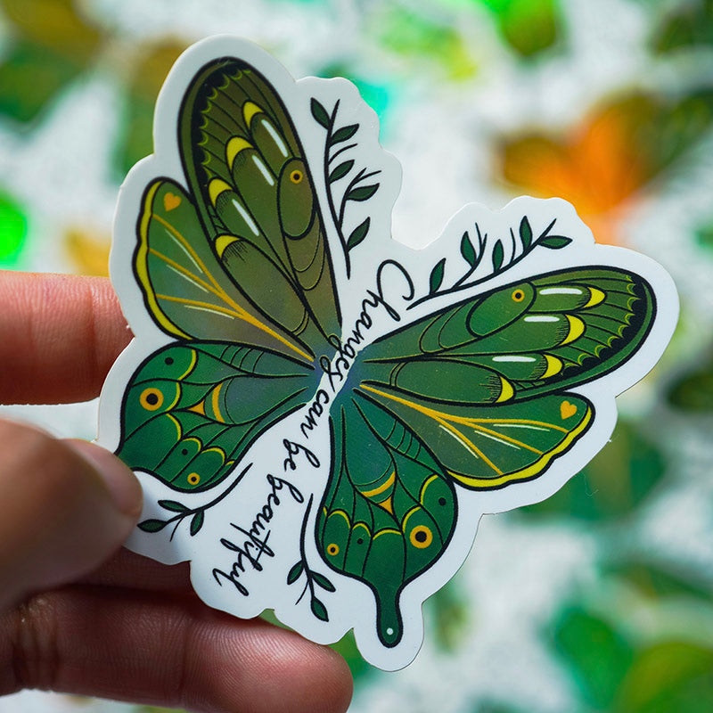 Butterfly Holographic (Set of 2 Stickers)