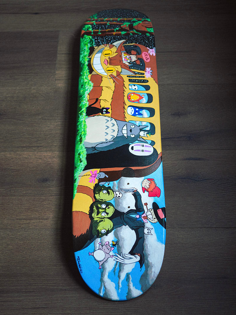 Studio Ghibli Version 2 Custom Skateboard