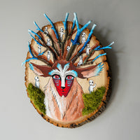 Forest Spirit Mixed Media Original Painting