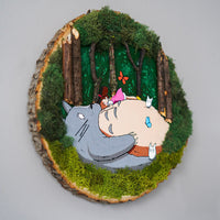 My Neighbor Totoro Mixed Media Original Painting