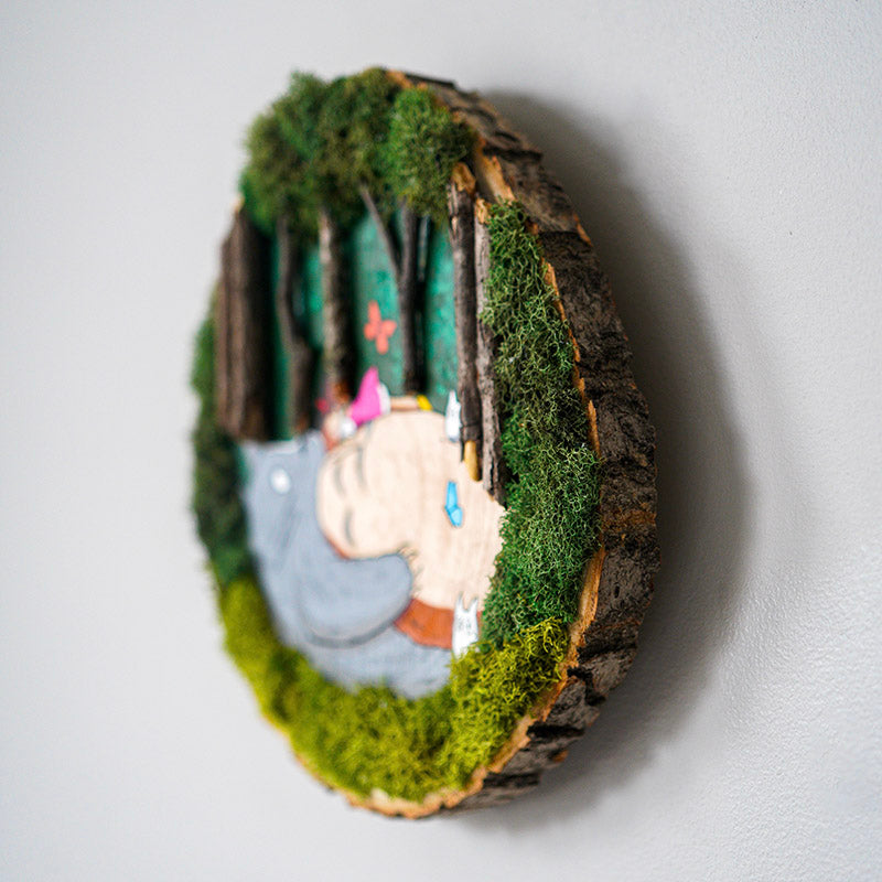 My Neighbor Totoro Mixed Media Original Painting