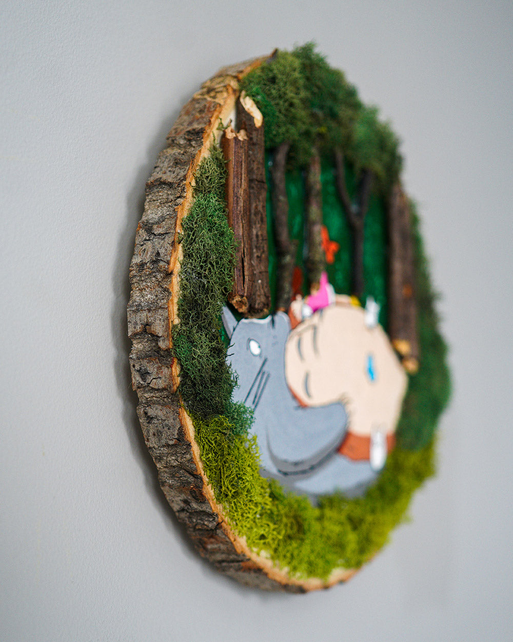 My Neighbor Totoro Mixed Media Original Painting