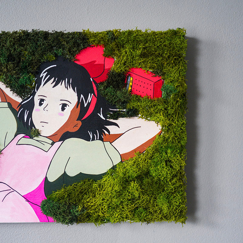 Kiki's Delivery Service Mixed Media Original Painting