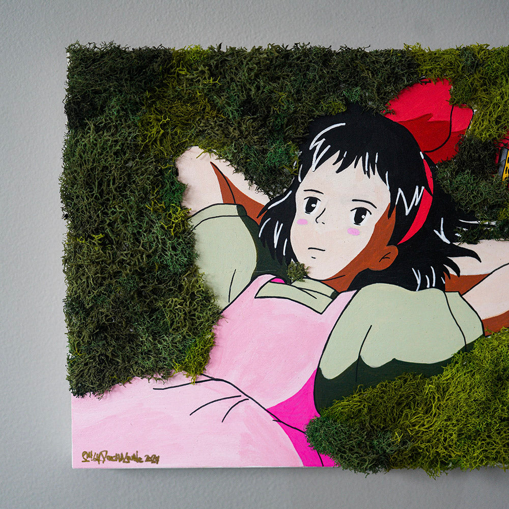 Kiki's Delivery Service Mixed Media Original Painting