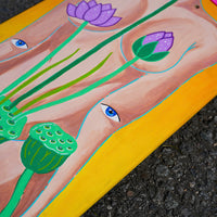 Lotus Goddess Custom Skateboard