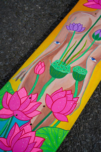 Lotus Goddess Custom Skateboard