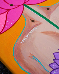 Lotus Goddess Custom Skateboard