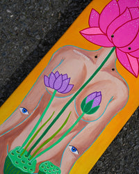 Lotus Goddess Custom Skateboard
