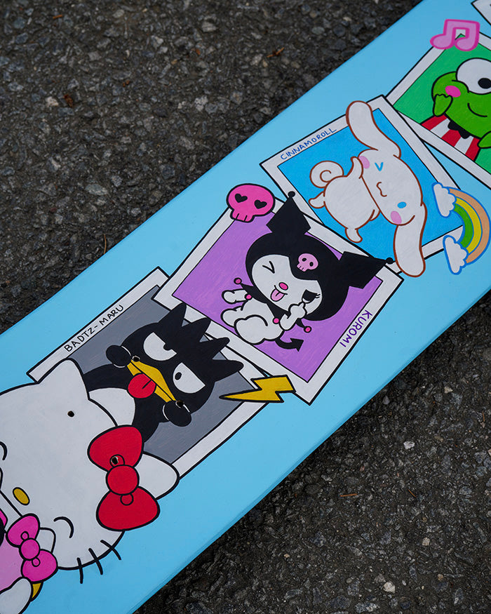 Hello Kitty & Friends Custom Skateboard