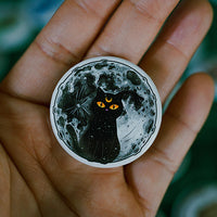 Celestial Cat Pin Back Button