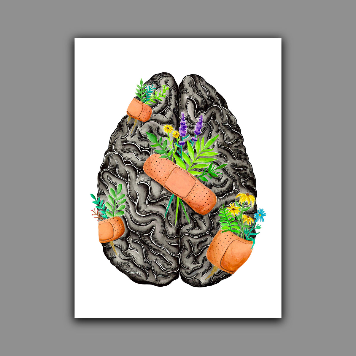 Healing Brain Print