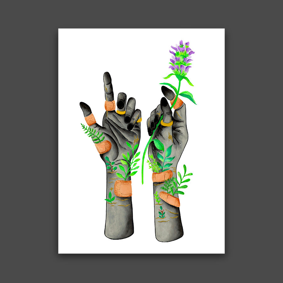 Healing Hands Print