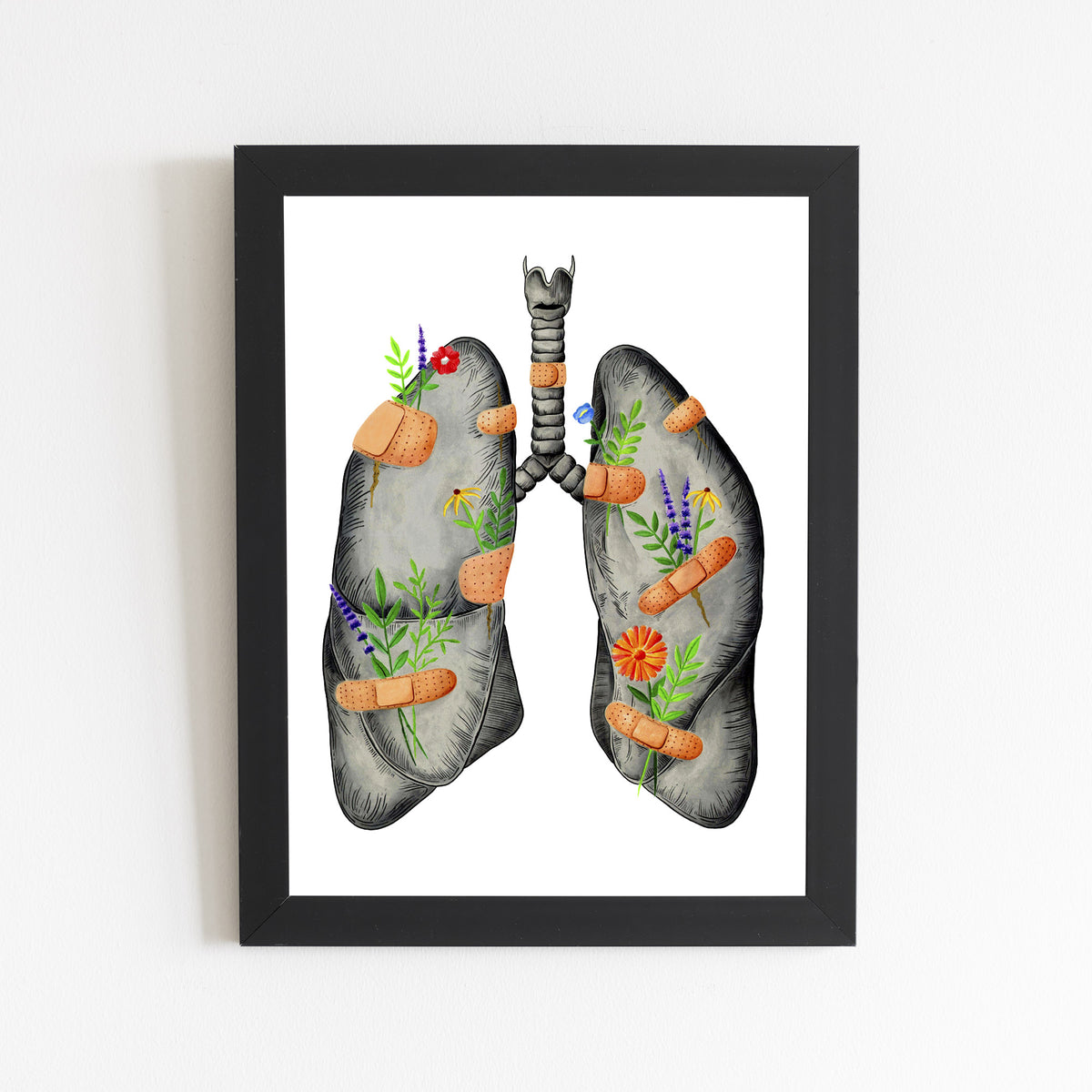 Healing Lungs Print