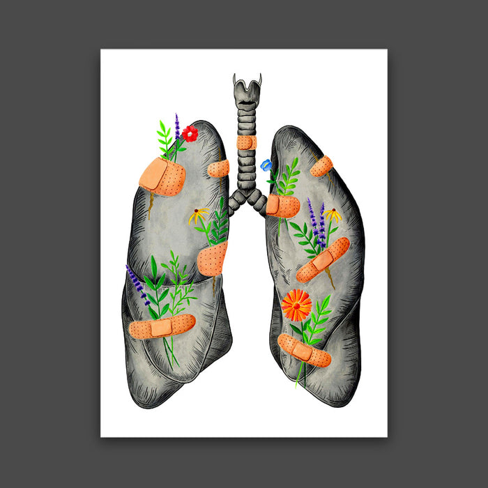 Healing Lungs Print