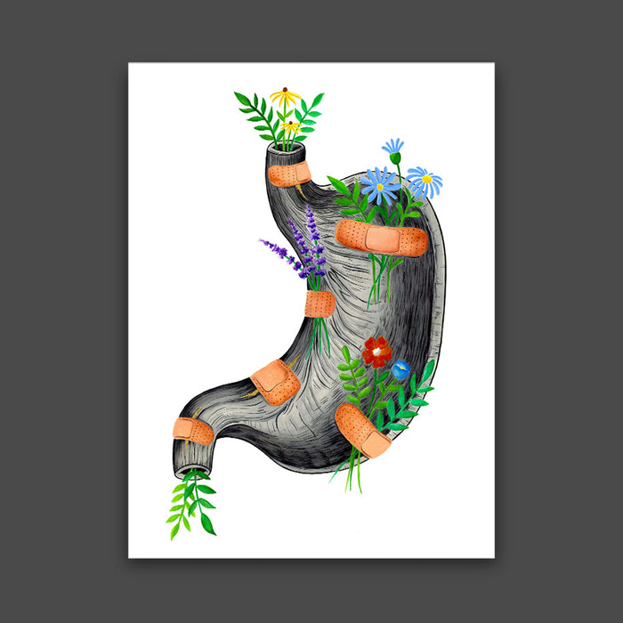 Healing Stomach Print