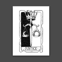 Justice Tarot Print