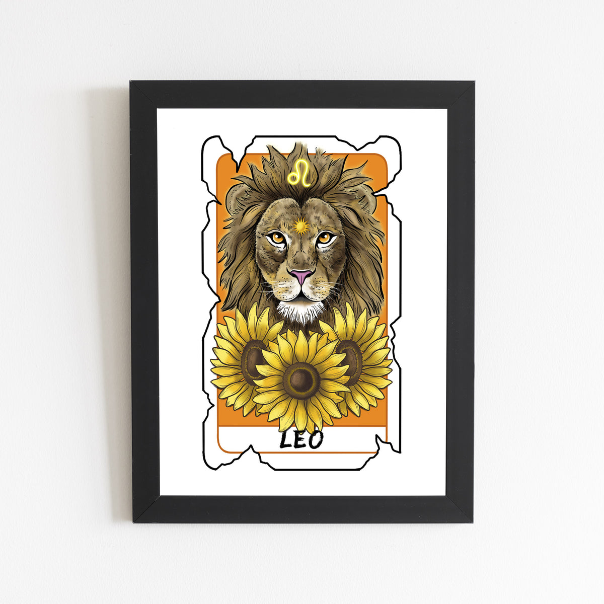 Leo Zodiac Print
