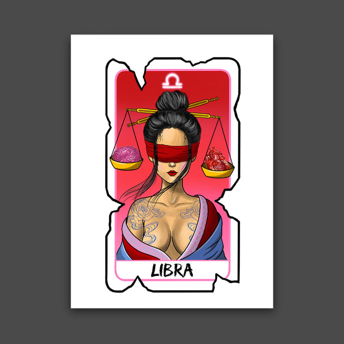 Libra Zodiac Print