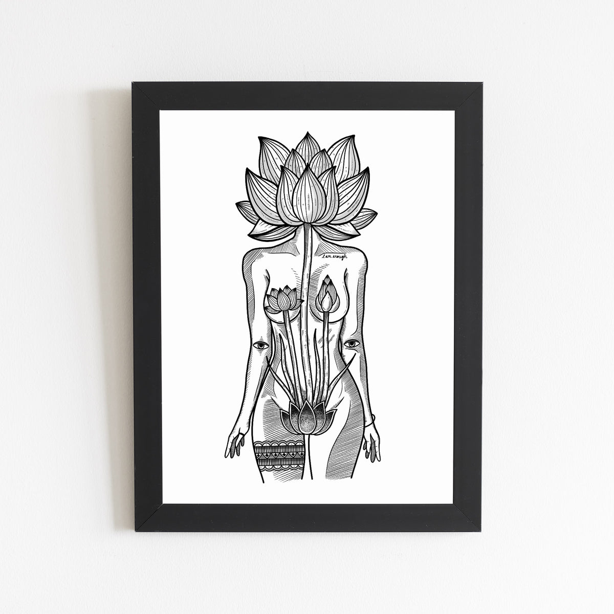 Lotus Goddess Print
