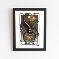 Scorpio Zodiac Print