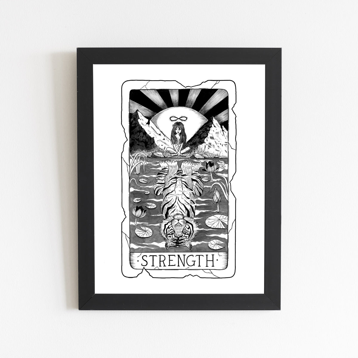 Strength Tarot Card Print