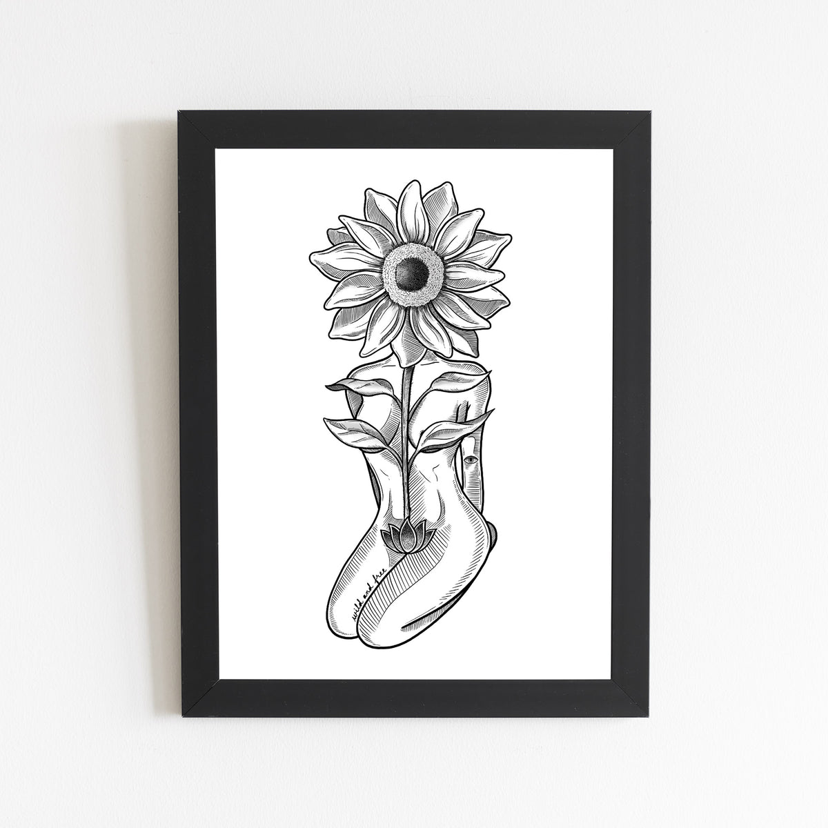Sunflower Goddess Print