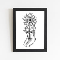 Sunflower Goddess Print