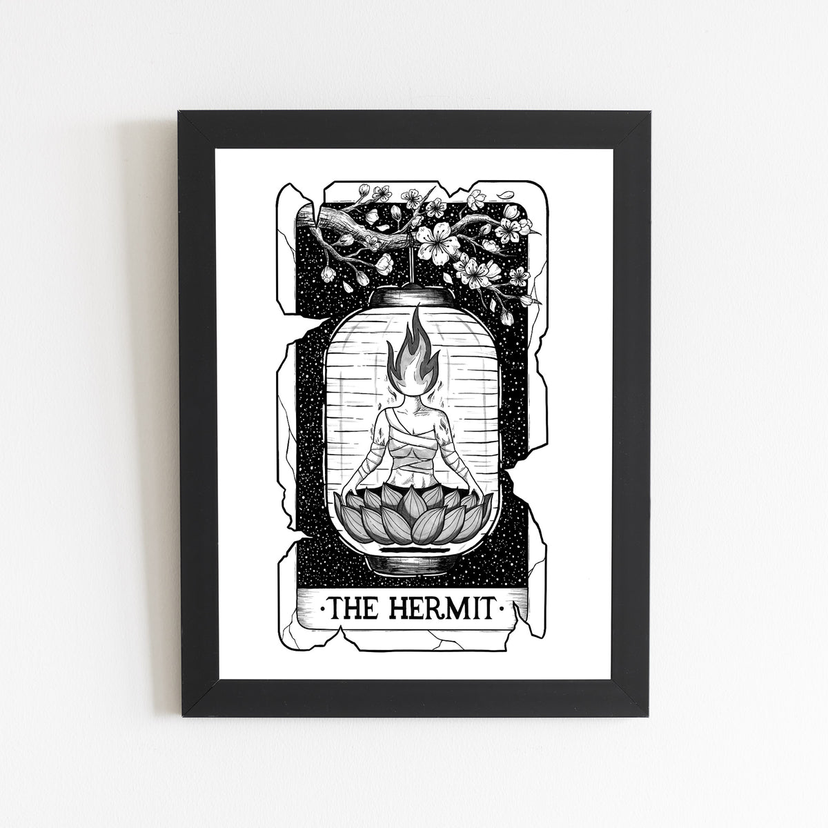 The Hermit Tarot Card Print