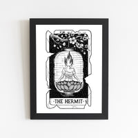 The Hermit Tarot Card Print