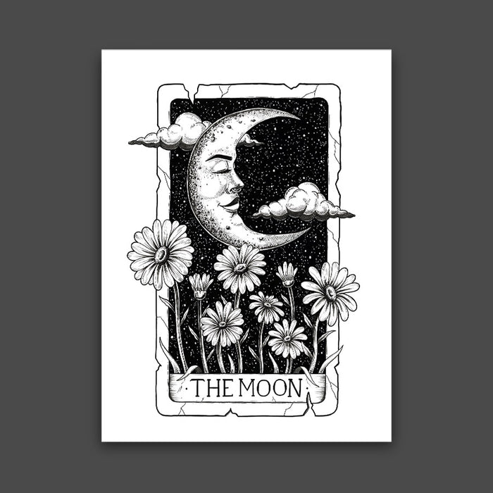 The Moon Tarot Card Print