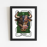 Taurus Zodiac Print