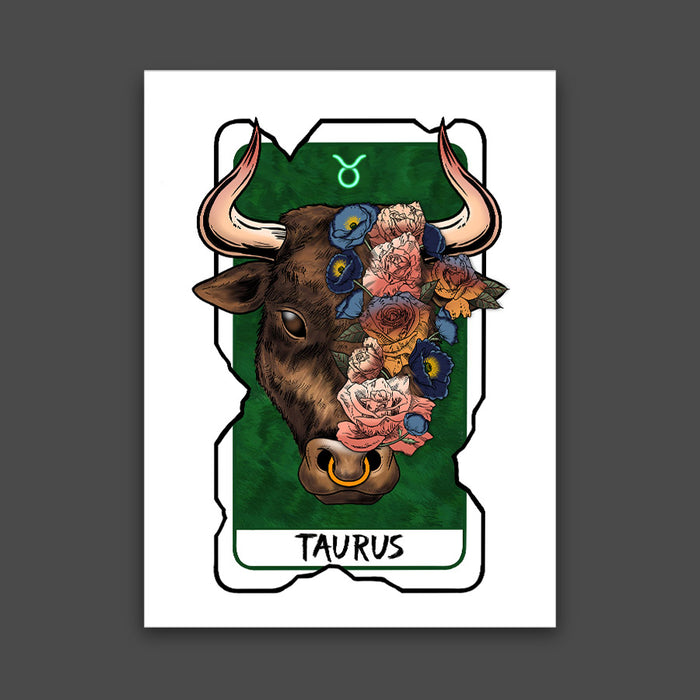 Taurus Zodiac Print