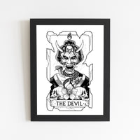 The Devil Tarot Card Print