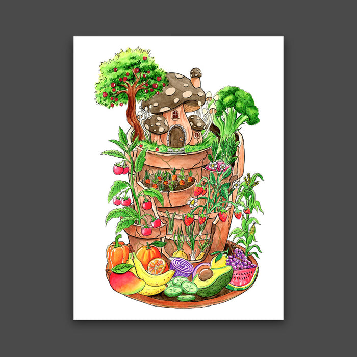 The Organic Plate Print