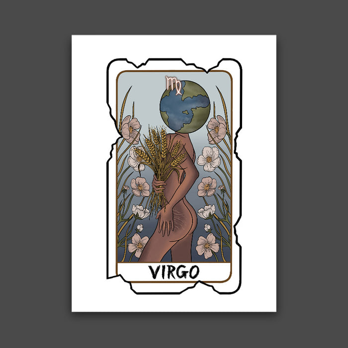 Virgo Zodiac Print