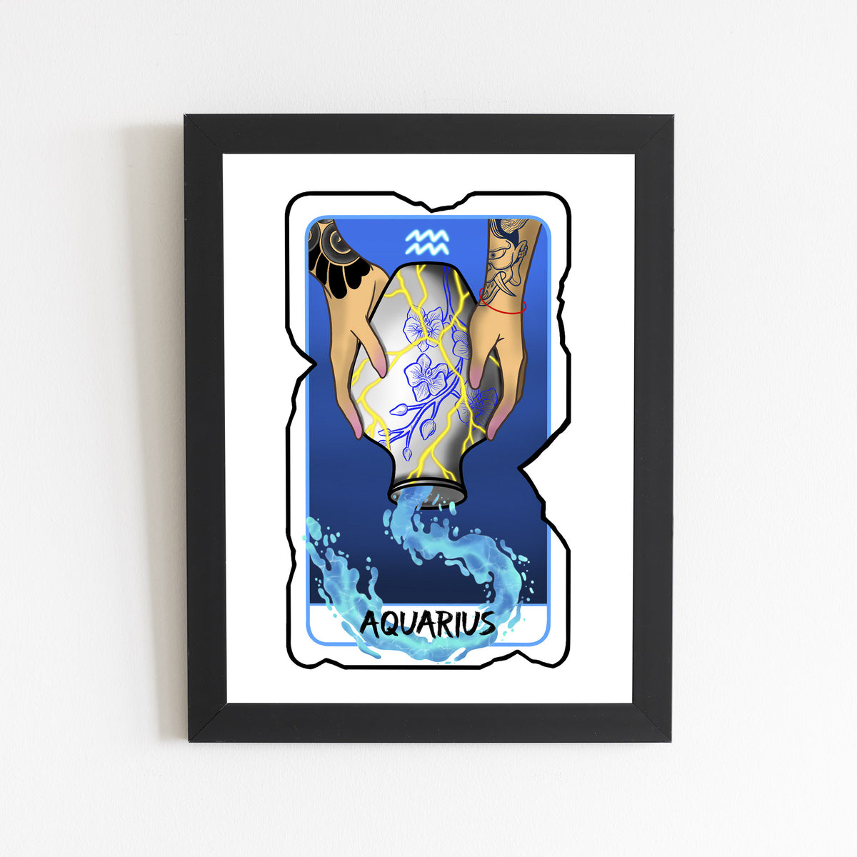 Aquarius Zodiac Print