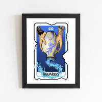 Aquarius Zodiac Print