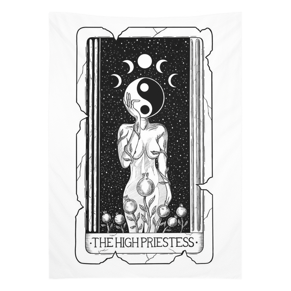 The High Priestess Tarot Tapestry