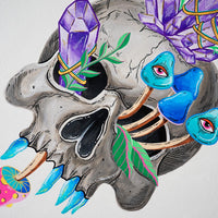 Crystal Skull Original Painting