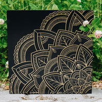 Mandala Wood Painting