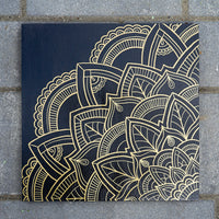 Mandala Wood Painting