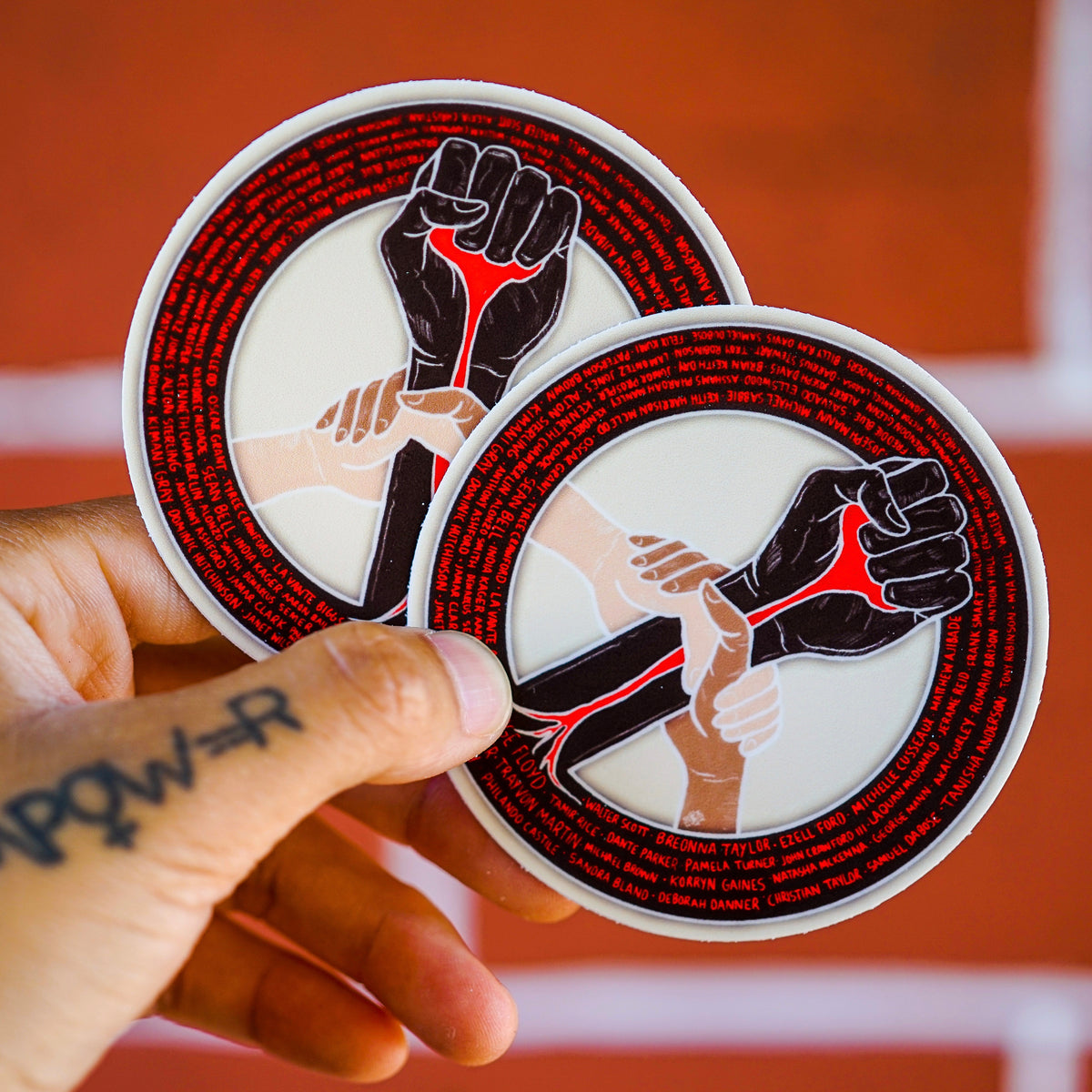 Say Their Names Sticker